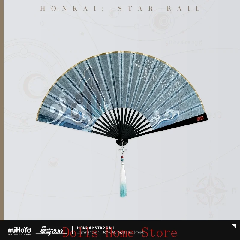 

Mihoyo Honkai Star Rail Feixiao оригинальный складной игровой фанат тематическая серия Impression косплей костюм аниме реквизит подарок фанату на Хэллоуин