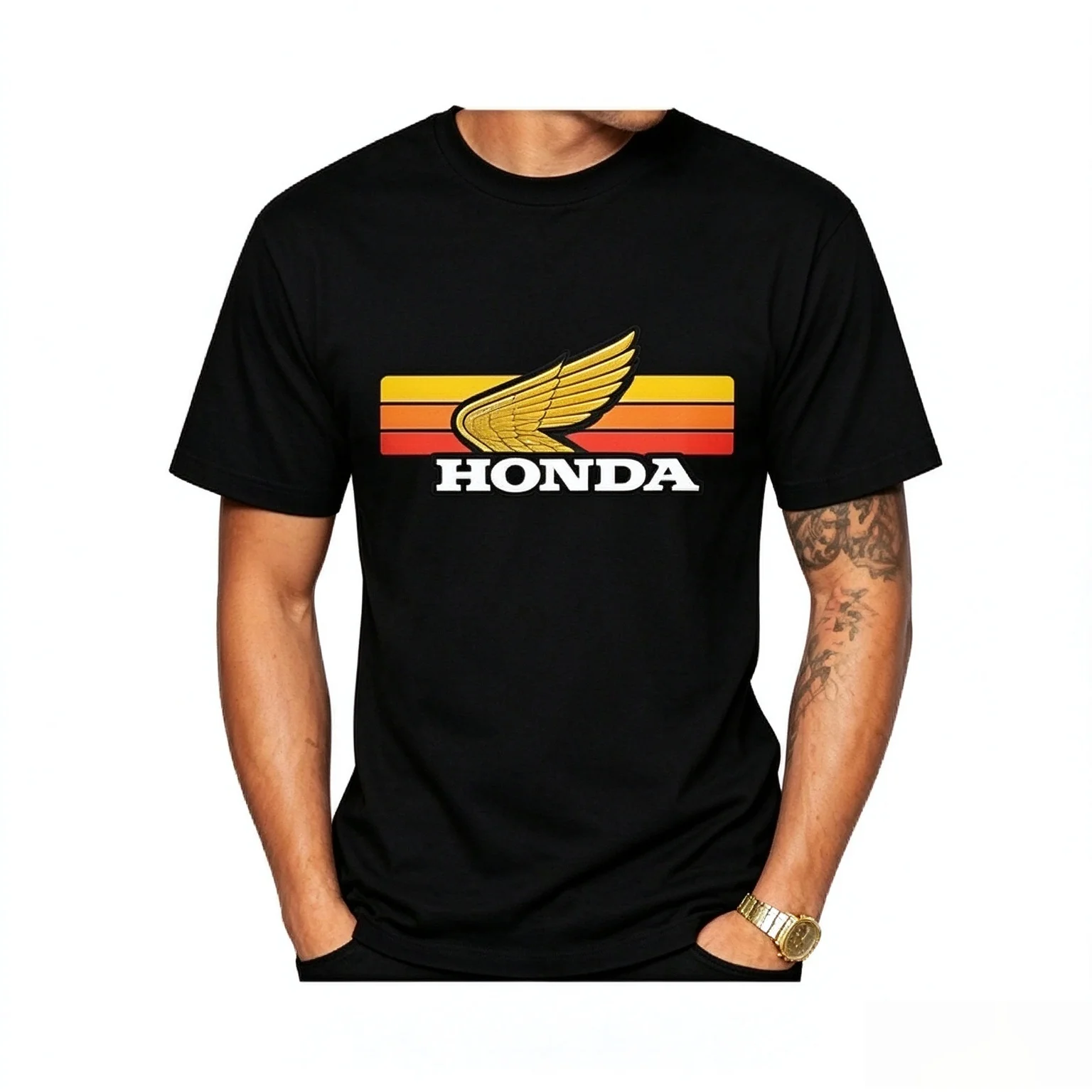 2026 Vintage Familien-Matching Neues Motorradfahrer-T-Shirt im Vintage-Stil mit Muster für Herren und Damen, Lässiges Komfort-Motorrad-Oberteil – Detail 10