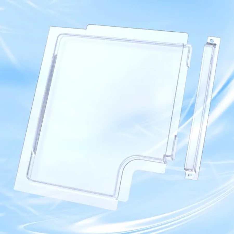 

RV Screen Door Slider Panel for Dexter 4701-00 RH Right Hand Series 5050 Radius Corner, Clear Plexiglass RV Screen Door Slide a