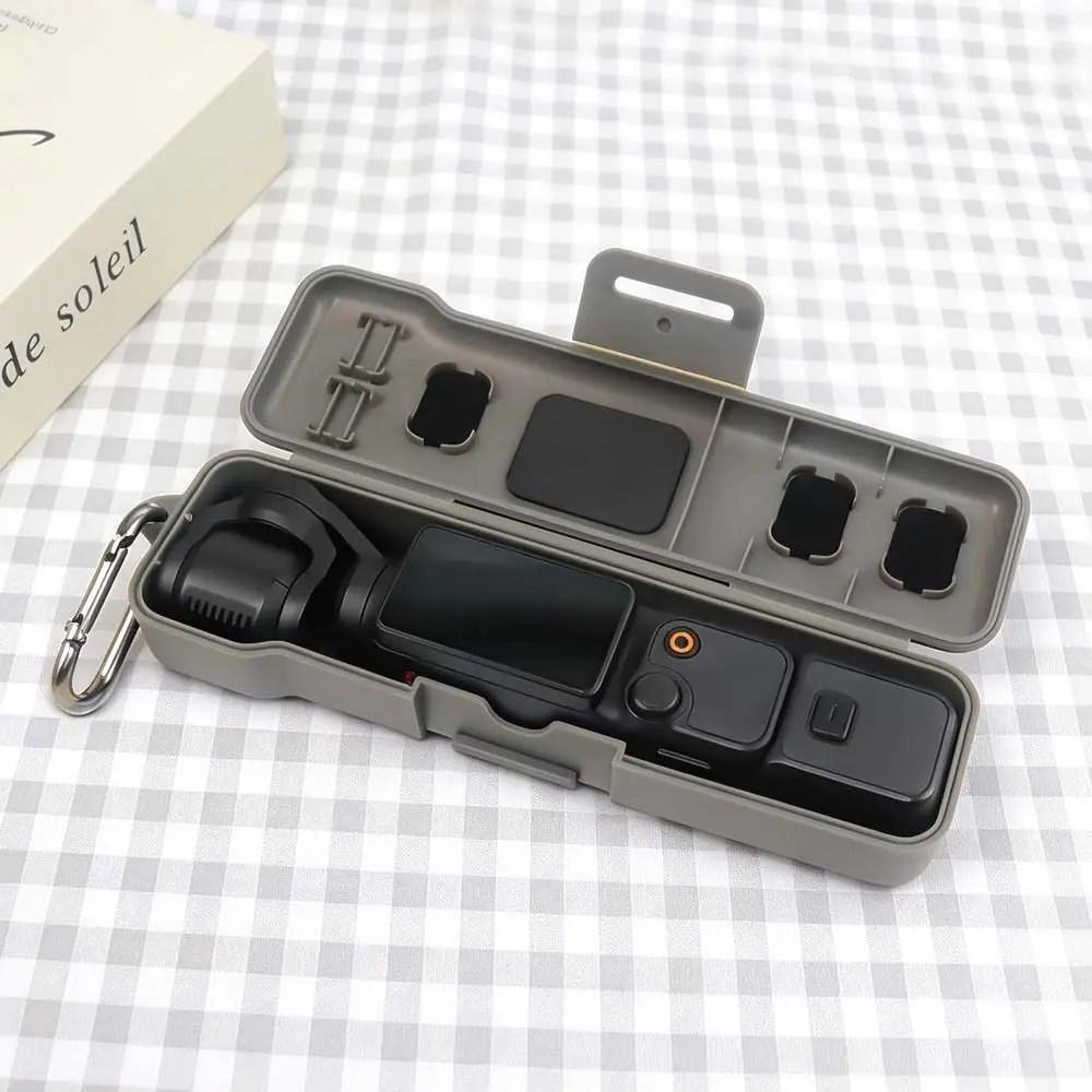 Plastic Protective Case Shockproof Dustproof Organizer Case Full Coverage Anti-Scratch Cover Shell for DJI Osmo Pocket 3