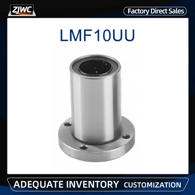 

1pc LMF10UU Type 10mm Flange Linear Bearing CNC Parts For 3D Printer Rod