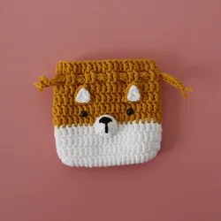 Handmaking Crochet Coin Bag Keychain For Gifts Cute Animal Series Small Bag Keyrings Keys For Car Keys Holder Custom Packaging