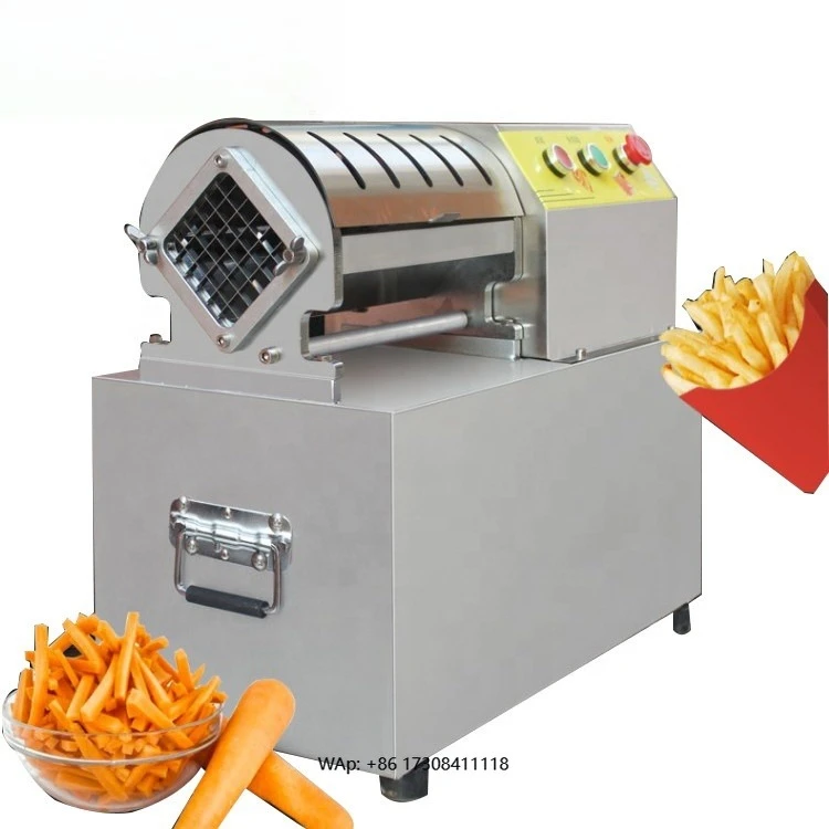 Easy-to-move potato chip cutter for food processing machines