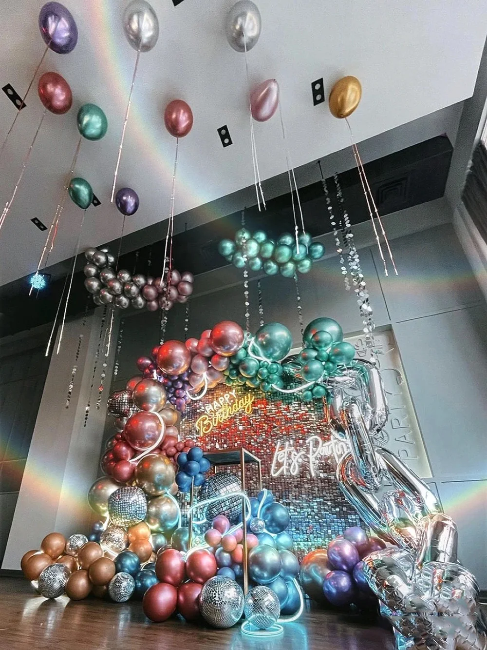 12 Zoll metallische Geburtstags ballons 10//50pc Chrom Metall Latex Luftballons für Geburtstag Hochzeit Baby party Dekor Helium Globos – Detail 14