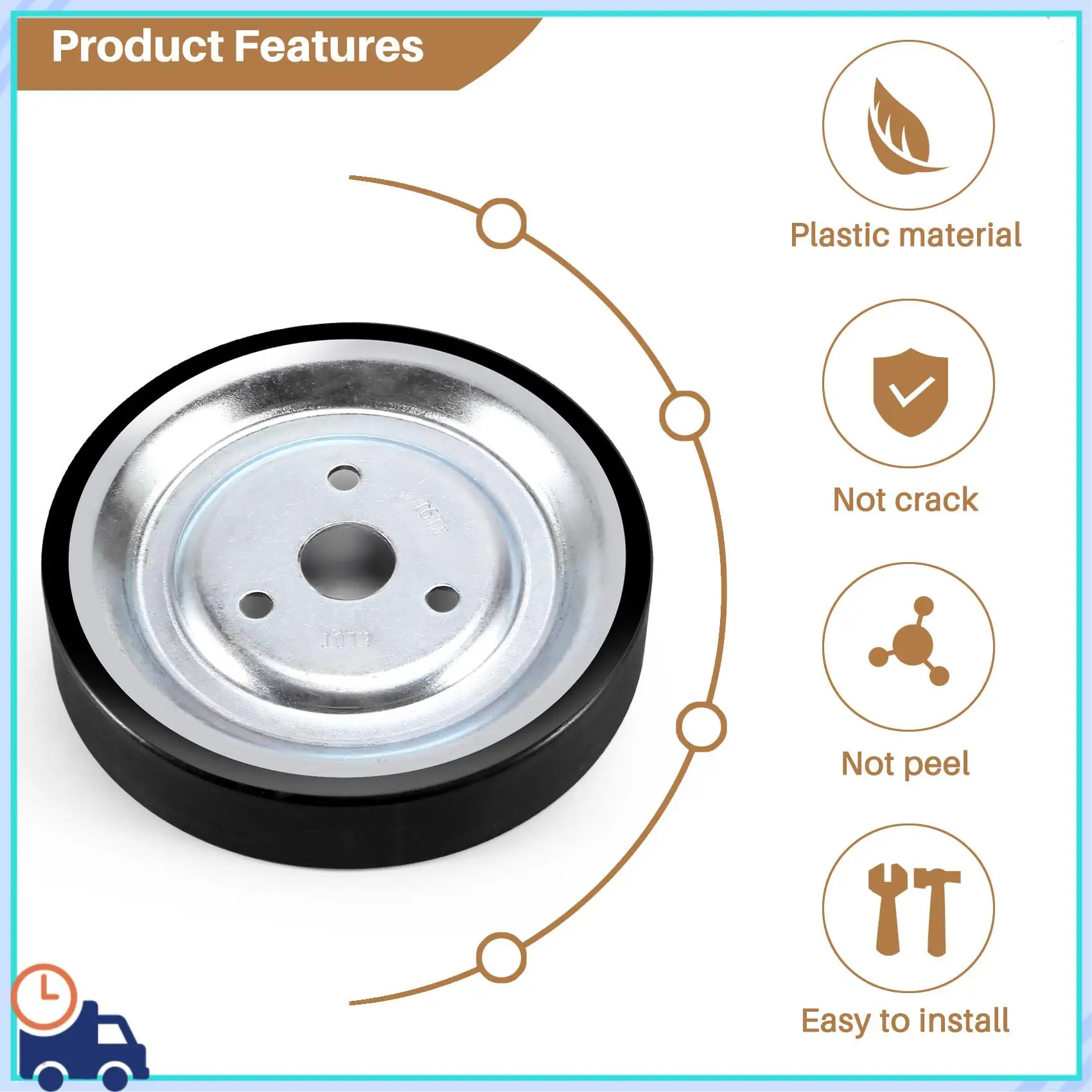 

Engine Water Pump Pulley For Mini Cooper Coupe Chili Countryman S Hot 2007-2016 11517619020