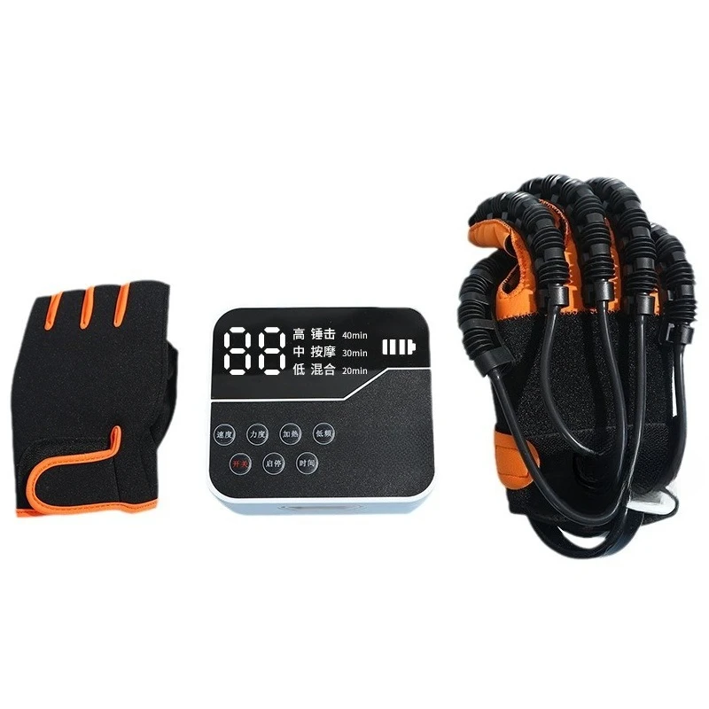 

English version Hot compress low frequency pulse hand function training equipment Exercise finger flexion and extension at home