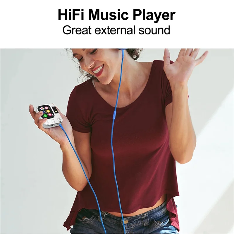 Excellent-X19 Mini MP3 Player Photo Radio 2.2 Touch Screen OTG Type-C Bluetooth Take Pictures