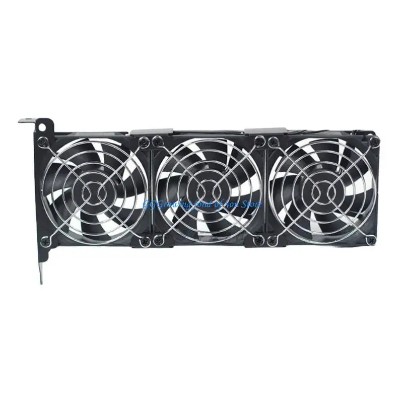 

H9EB Graphics Card Fan PCI Slot Graphics Card Coolers Video Card Coolers VGA Coolers for Enhances Cooling &Noise Reductions