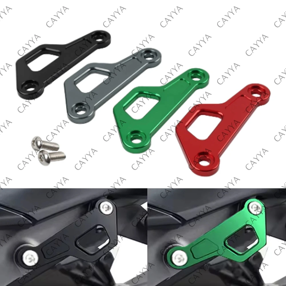 Motorcycle Rear Racing Tow Hook Subframe Tie Down Holder For Kawasaki Ninja ZX-6R 2019 2020 2021