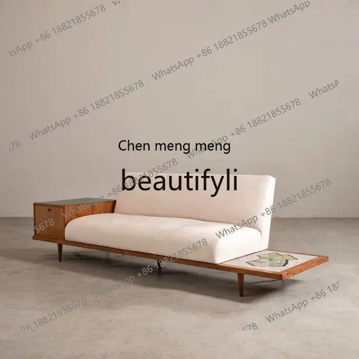 

X Light Luxury Long Bench Model Room Solid Wood Sofa Master Bedroom Light Luxury Shoe Changing Bed End Bench