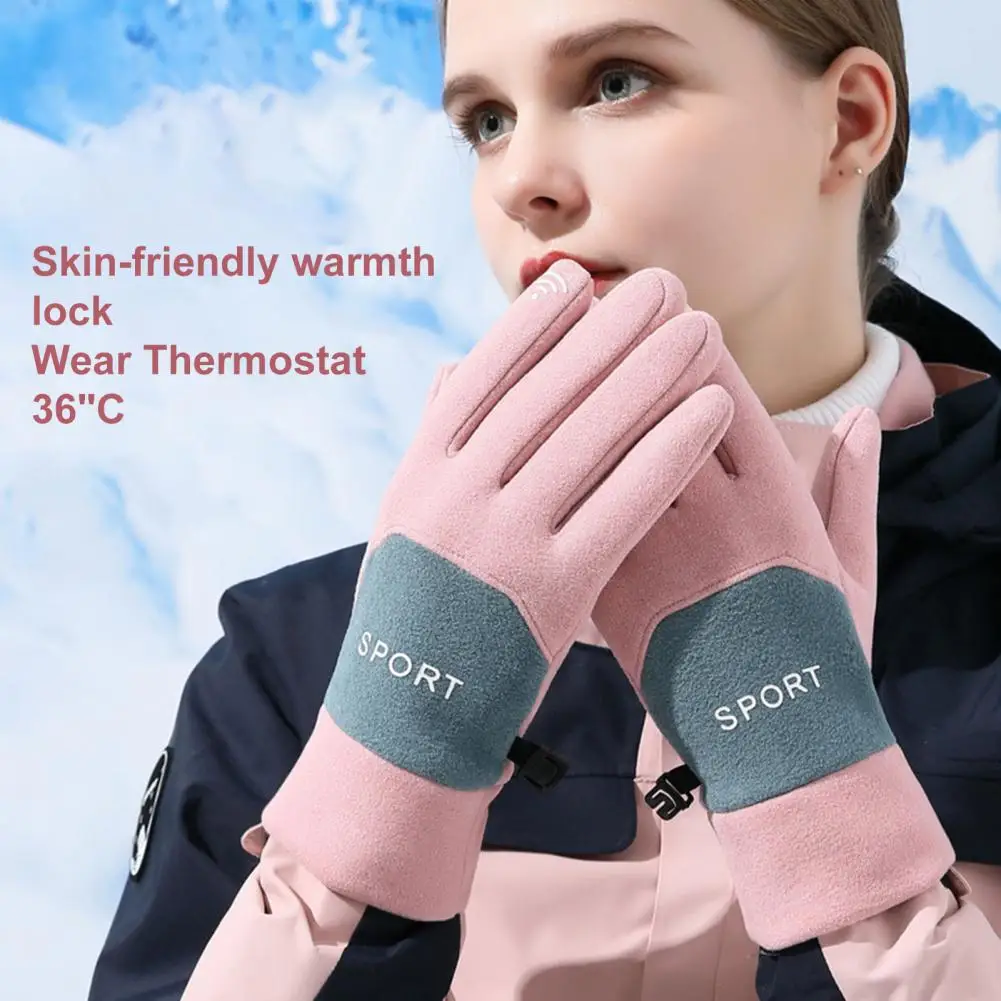 Gants de cyclisme, 1 paire, bon écran tactile, ne rétrécit pas, gants d\'équitation en plein air pour cyclisme, automne et hiver