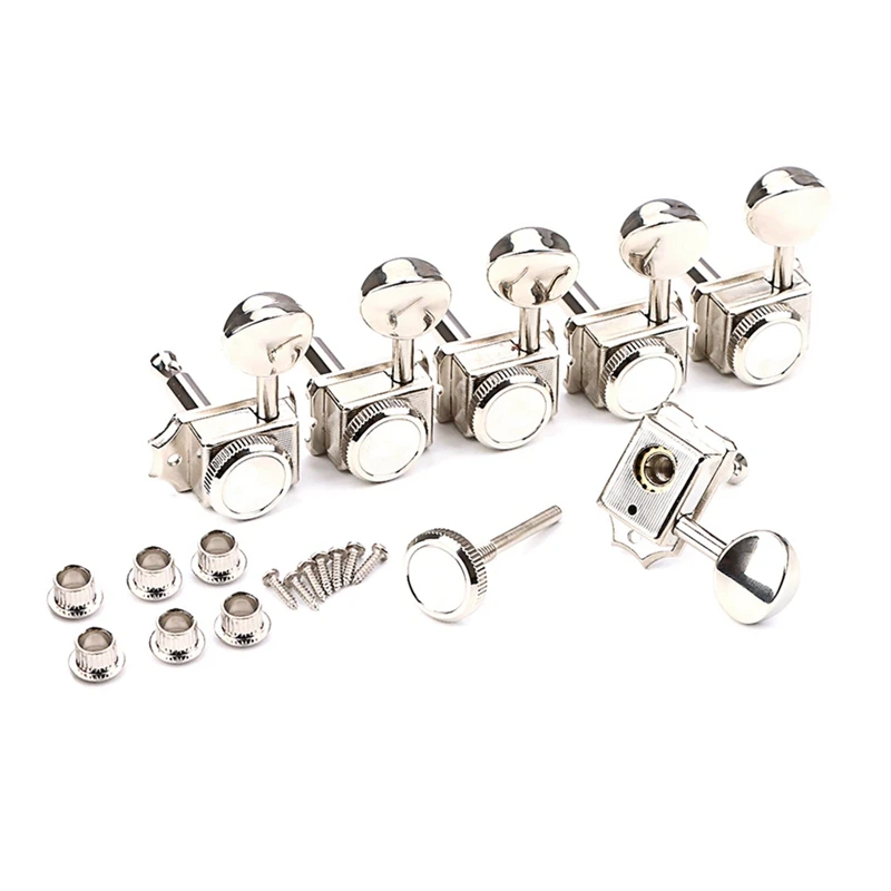 6Pcs Guitar Locking Tuners Left-Handed Locking Guitar Tuning Pegs Instrument Accessories