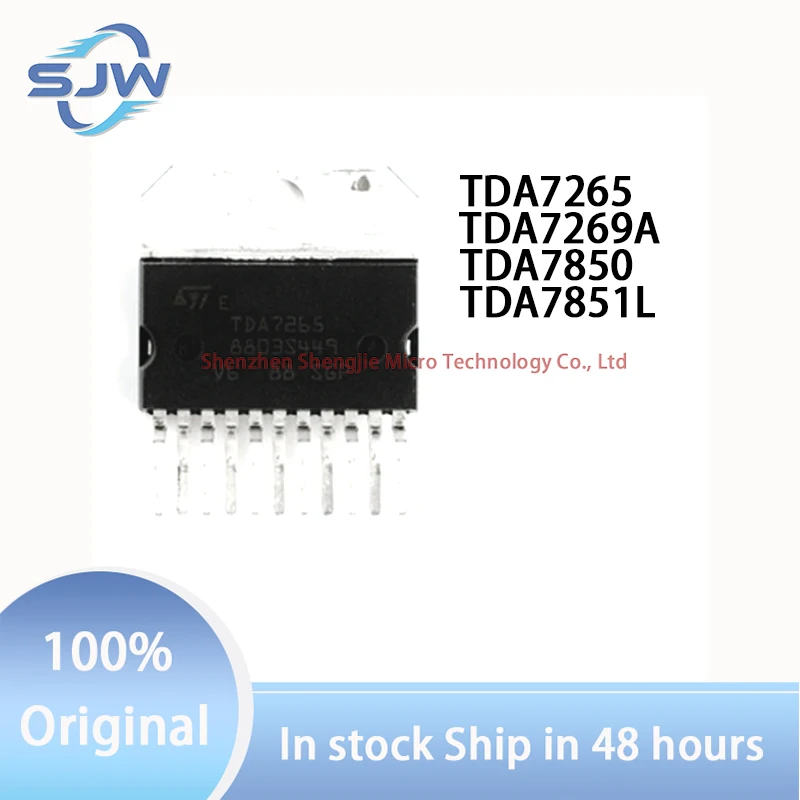 TDA7265 TDA7269A TDA7850 TDA7851L encapsulation ZIP11 ZIP25 Class AB power amplifier Audio power amplifier chip