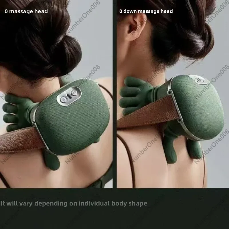 Neck And Shoulder Massager, Cervical Spine Massager, Trapezius Kneading, Heating, Imitation Of Human Hand