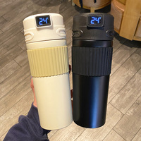 480ML Coffee Thermal Mug Smart LED Temperature Display Thermos Bottle Keep Hot/Cold Stainless Steel Insulated Vaccum Cup Travel