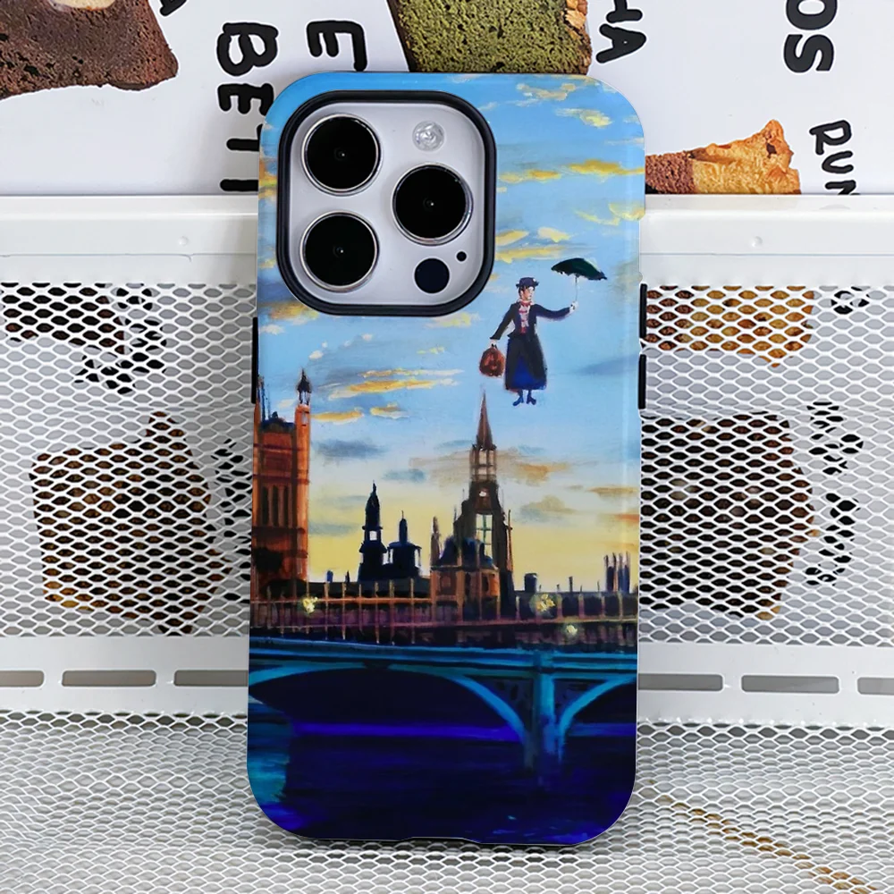 Mary Poppins returns to London Phone Case Phone Case Film shell For iPhone 16 15 14 13 12 11 Pro Max Plus