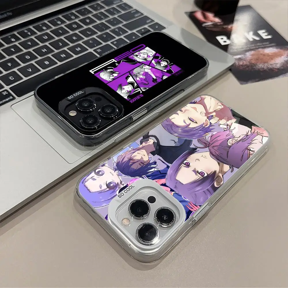 

Прозрачный чехол Blue Lock Reo Mikage для iPhone 17 16 15 14 13 12 11 X XR XS Air Pro Max Plus, цветной