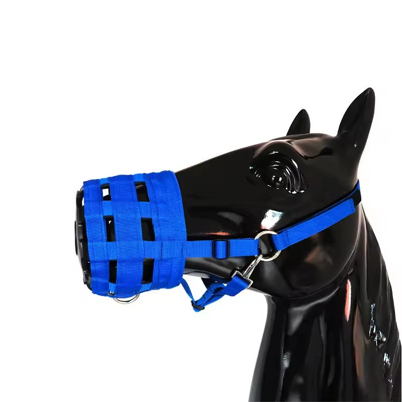 Регулируемая нейлоновая лямка для намордника для лошади, жевательная ремни для защиты от погружения и борьбы с захватом