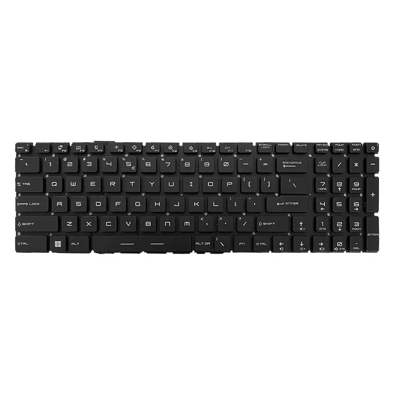 Imagem -03 - Teclado Genuíno do Portátil Compatível para Msi Gp76 Gs76 Ge76 Ms17k1 17k2 17k3 17k4 17kk 10ug Novo