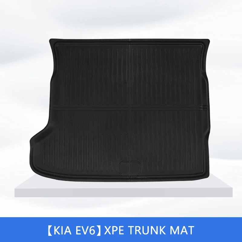 Vloermatten voor Kia EV6 2022 2023 2024 All-Weather Links Rechts Roer RHD LHD Cargo Liner Zware Kofferbak bescherming Rugleuning Mat
