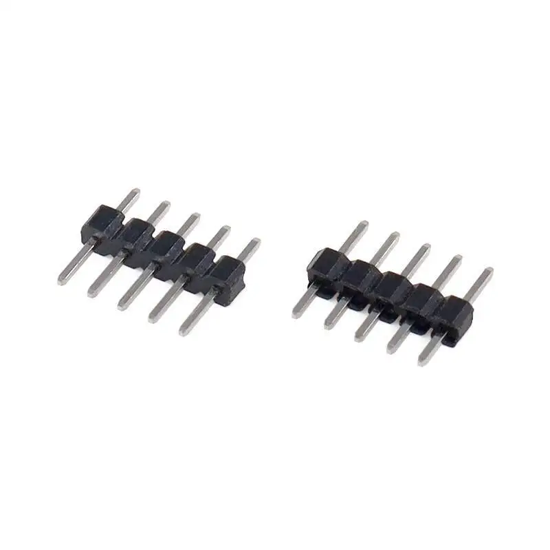 20 Stück 2,0 mm Einreihiger Gerader Stiftleisten-Stecker 1*2P 3P 4P 5P 6P 7P 8P 10P 20P 40P Kupfer – Detail 6