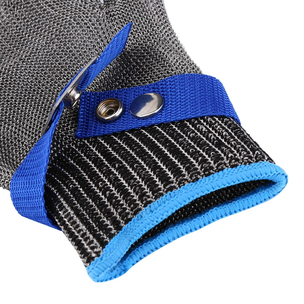 Butcher Glove Cut Proof Stab Resistant Stainless Steel Wire Metal Mesh Butcher Cotton Glove Cut Resistant Glove  Glove