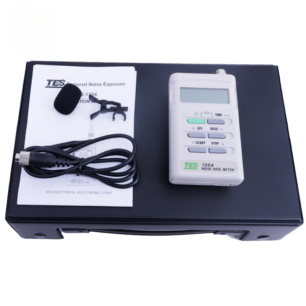 TES-1354 Geluidsdosismeter Geluidsdosismeter 30dB tot 130dBd test TES1354