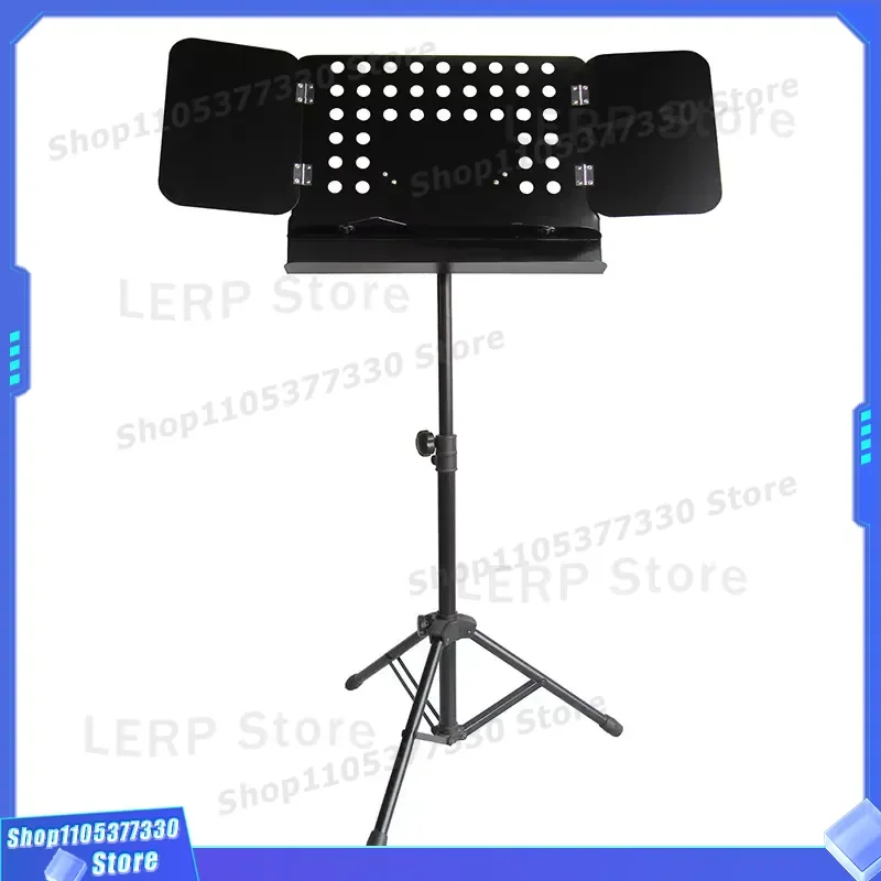 Professional Conductor Music Stand Thickened Extended Rack for Orchestra Band Director Heavy Duty Adjustable Height Factory