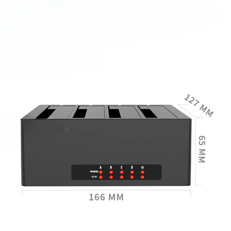 One to four copy 4-bay hard disk holder, hard disk copying machine, hard disk base, USB 3.0 SATA serial port