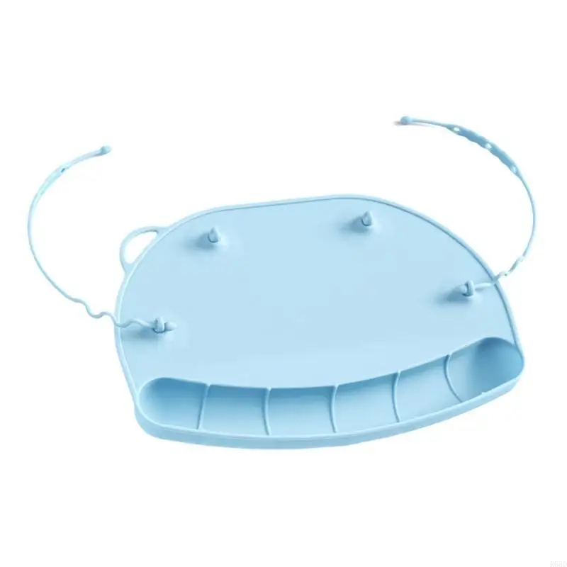 R66D stół do jadalni dla dzieci podkładka silikonowa antypoślizgowa przenośna silikonowa mata na stół do przedszkola z do