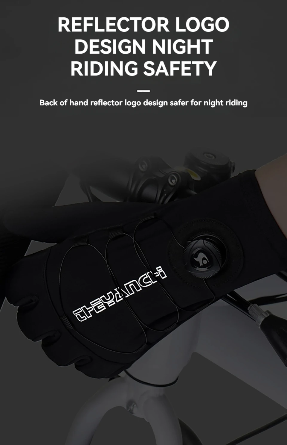 GTUBIKE Winter-warme Handschuhe für Männer und Frauen, verlängerte, verdickte, wind- und wasserdichte Sport-Touchscreen-Ski-Fahrradhandschuhe – Detail 11