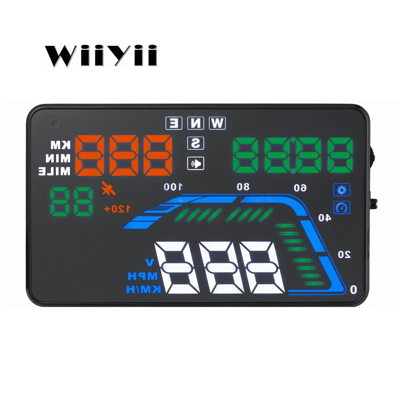 

Multi Functions Display Car Q7 Model Universal GPS Car Heads up Display Speedometer Hud for All Car
