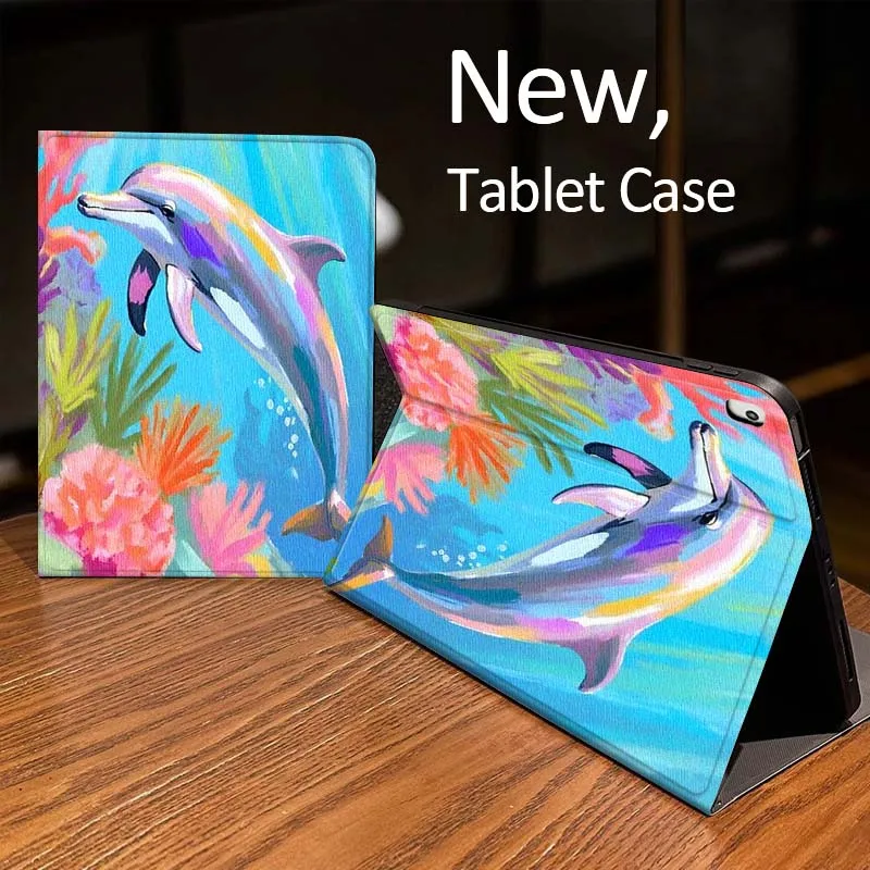 

Pattern Marine Life For iPad Pro 10th 11th 5th 6th 7 8 9 2 gen 11 13 M4 M5 10.2 9.7 12.9 10.5 10.9 Inch Tablet Case