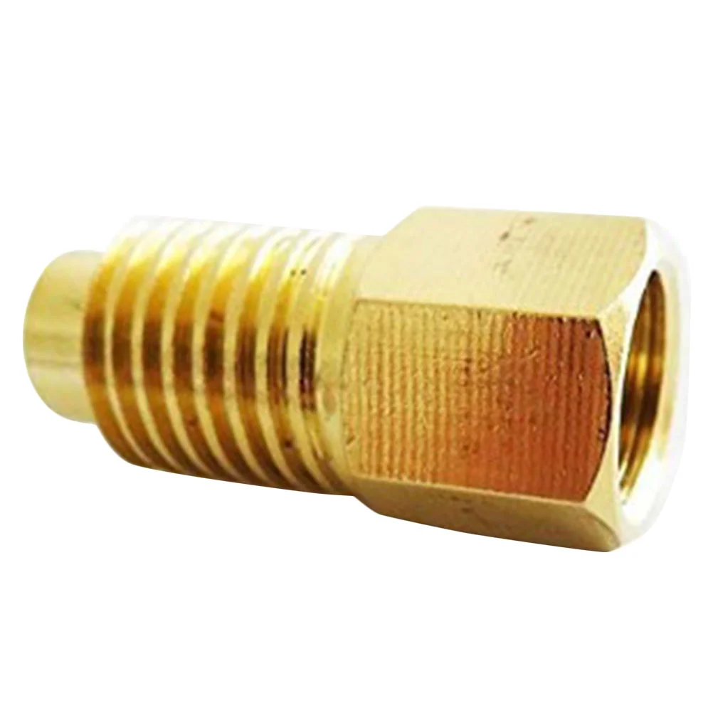 

Car Air Conditioning Connector Refrigerant Adapter Fittings Ac Accessories Replacement Parts Brass for Adapters Auto