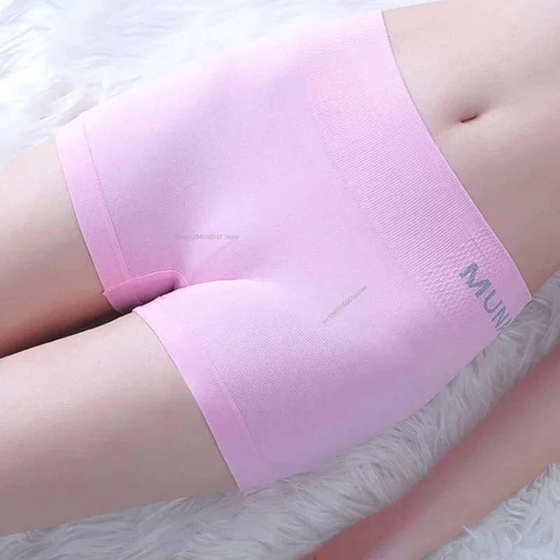 المرأة سلس آمنة قصيرة الجوارب القصيرة الإناث سلامة السراويل تحت السراويل النساء Leggin السراويل نمط الملاكم سلسلة فام مثير