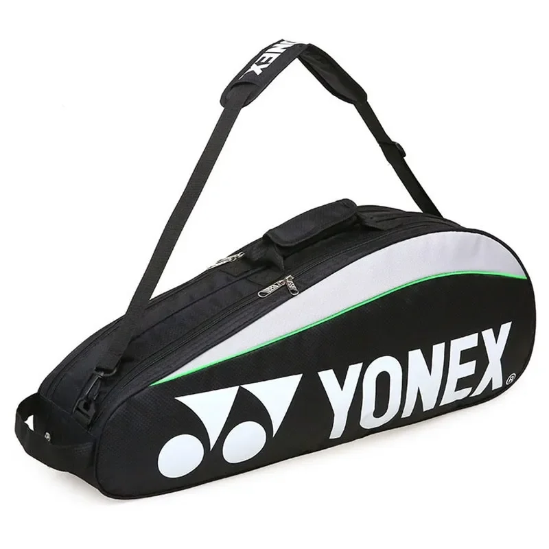 Yonex-男性と女性のための靴コンパートメントを備えたオリジナルのバドミントンバッグ、シャトルコックスポーツバッグ、最大3ラケット、9332バッグ