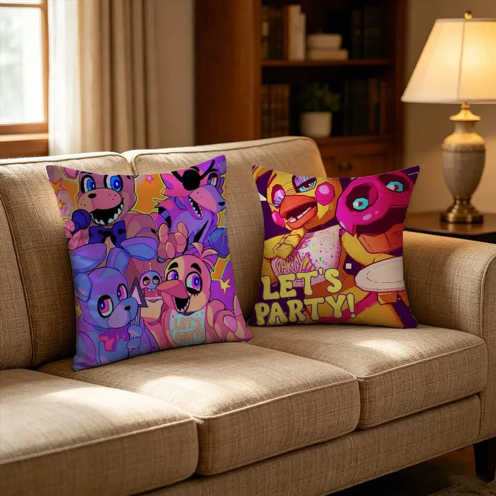 

Fnaf Five-nights-At-Freddys Game Pillow Case Cushion Cover Throw Pillow Case For Car Sofa