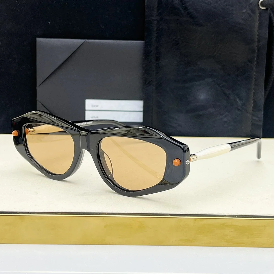 Belight Optical MASKE P15 Oval Shape Vintage Retro Acetate Men Women Cool Fashion Trendy Sunglasses With Case