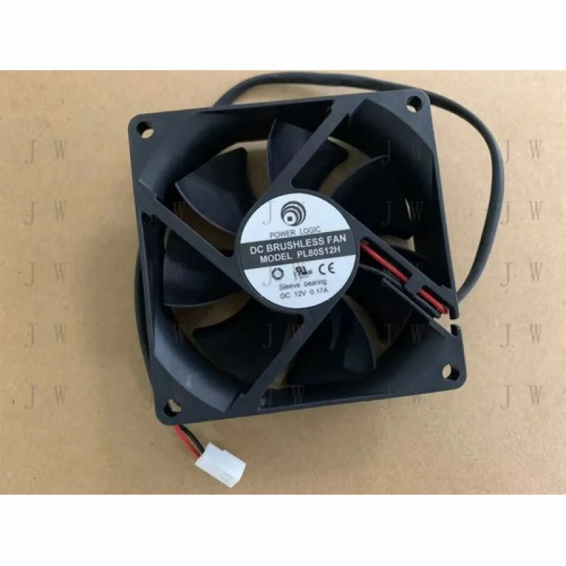 

DDJ 1pcs for Power PL80S12H DC12V 0.17A 8CM 8025 cooling fan 80*80*25MM