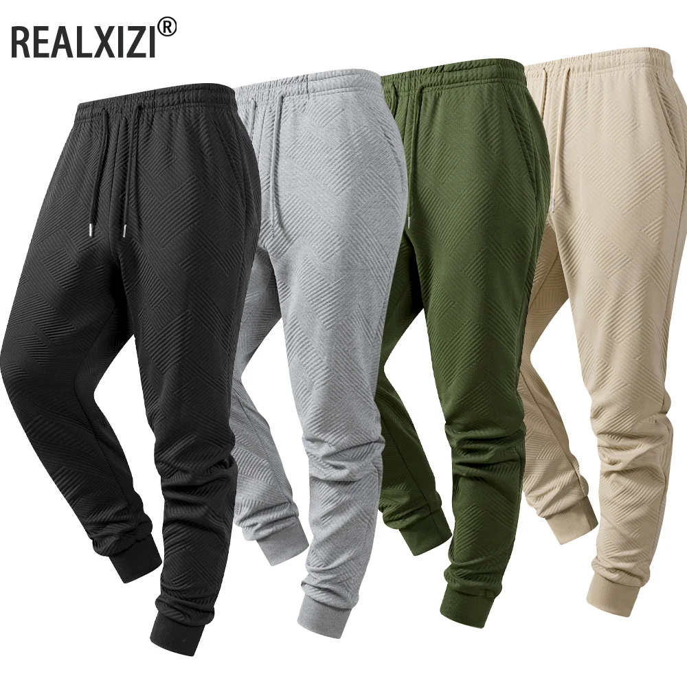 

Autumn Winter Men's Sweatpants Daily Fashion Trousers Solid Color Sports Workout Jogger Long Pants Comfortable Streetwear Pant