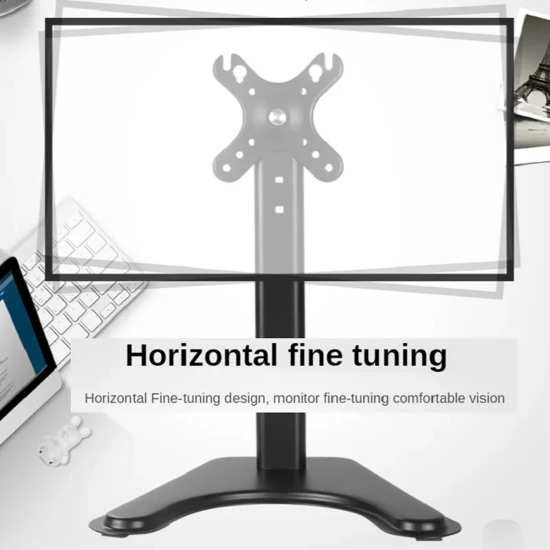 Imagem -03 - Desktop Monitor Braço Titular Lcd Display Led Touch Screen Stand Suporte de Montagem Plasma tv Base pc Suporte de Metal Dzv1 14 32