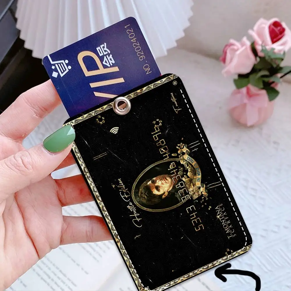 حاملي بطاقات سلسلة مفاتيح من فيلم Scarfac، سلاسل حلقية مفاتيح لبطاقات الائتمان وبطاقات الائتمان وبطاقات الهوية #5