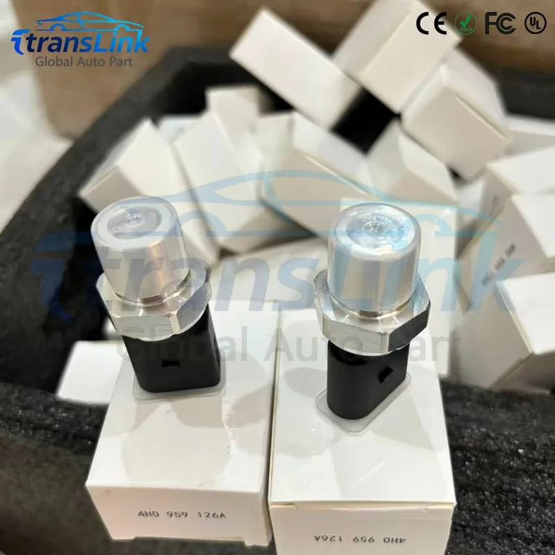 New 4H0959126A OEM A/C Pressure Switch Sensor 4H0959126B Fit For Audi A4 A5 Q5 VW Touareg  Genuine Automobiles Parts