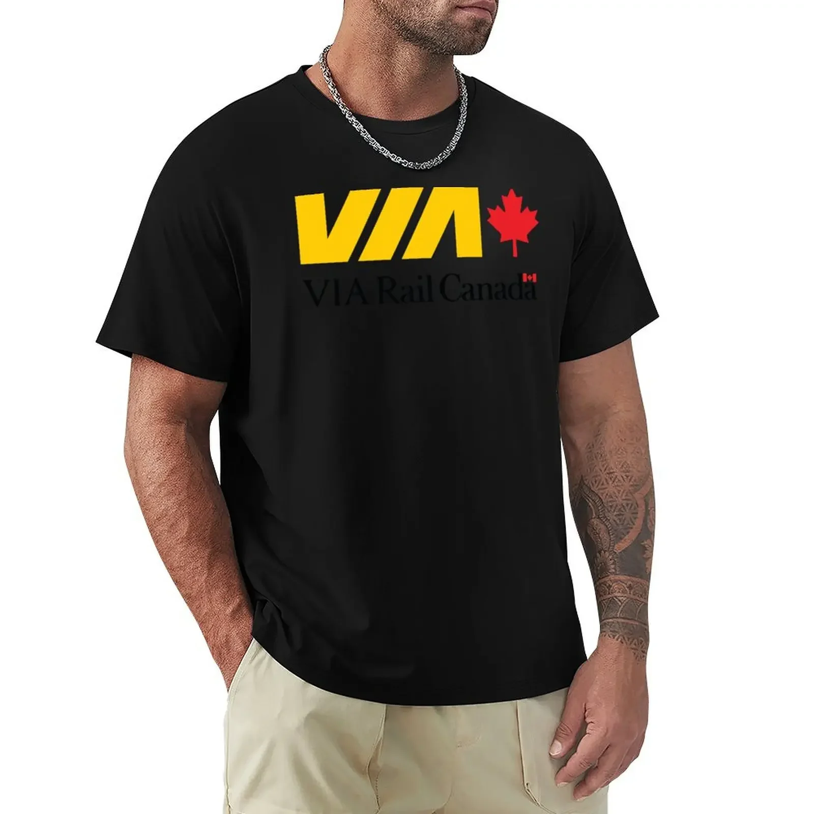 

VIA Train Logo T-Shirt baggy shirts graphic t shirts rapper graphic tees oversized t shirts for men