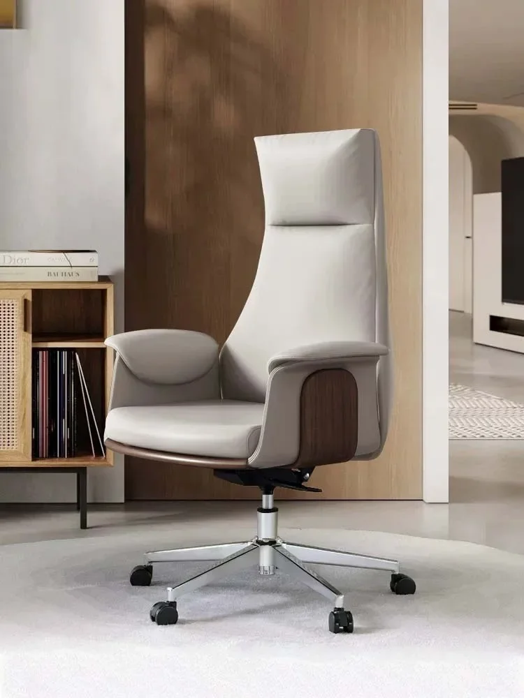 

l # Adjustable Ergonomic Manager Leather Executive Office Chair Office Furniture Swivel Visitors Chairs