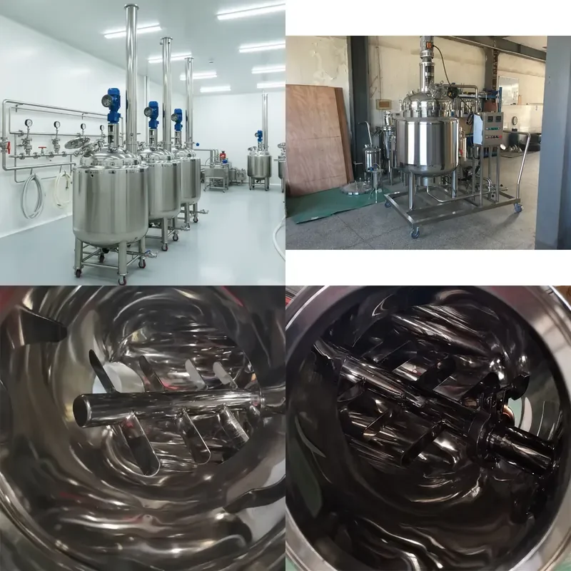 Heavy Duty Mixer for Milk and Cream Preparation Yoghurt Fermentation Liquid Mixing with PLC Control