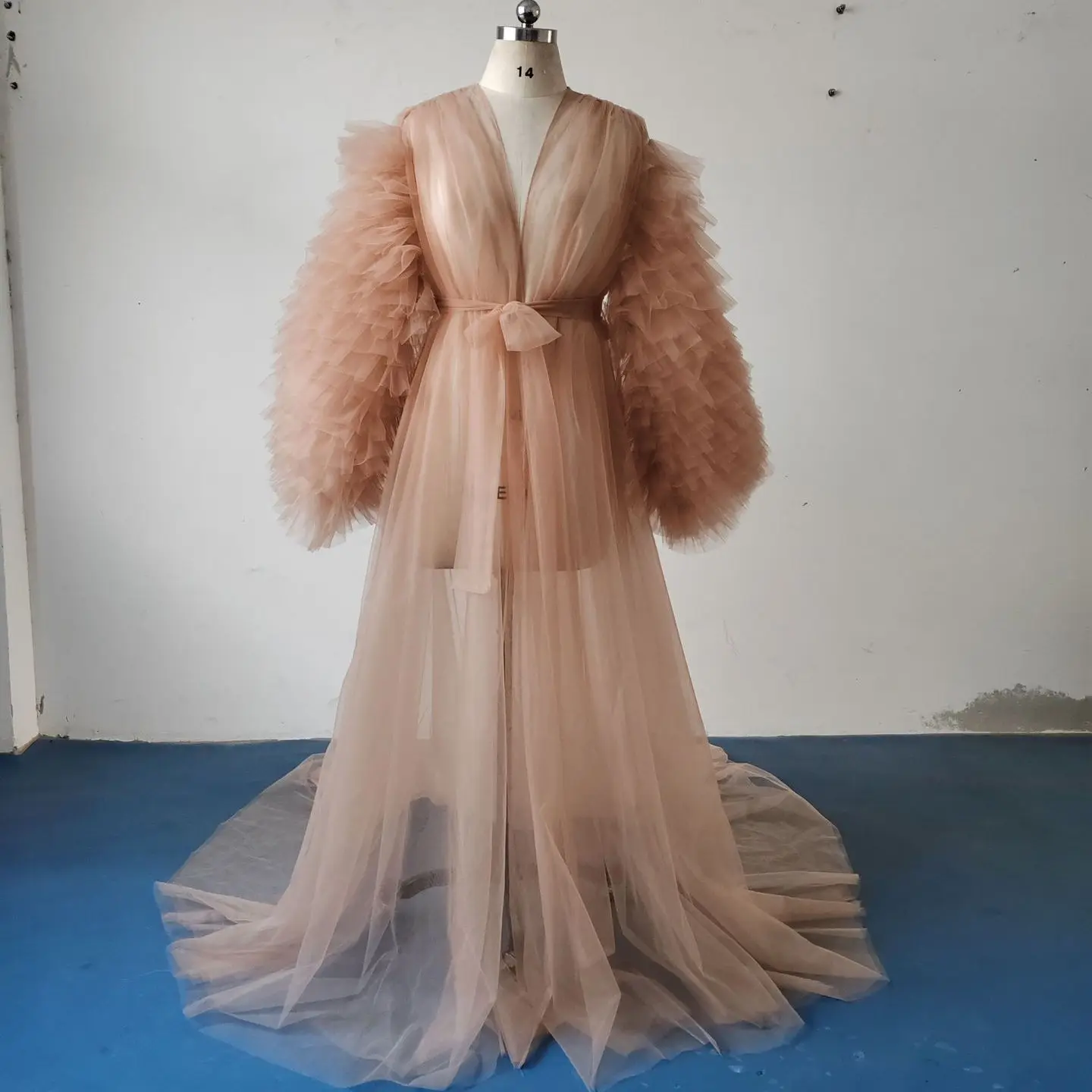 Sexy Materni Dr See tough Me Gown Floor Length Photoaphy Studio Artistic Mommy Clothes High Waist Long Sve V Ne