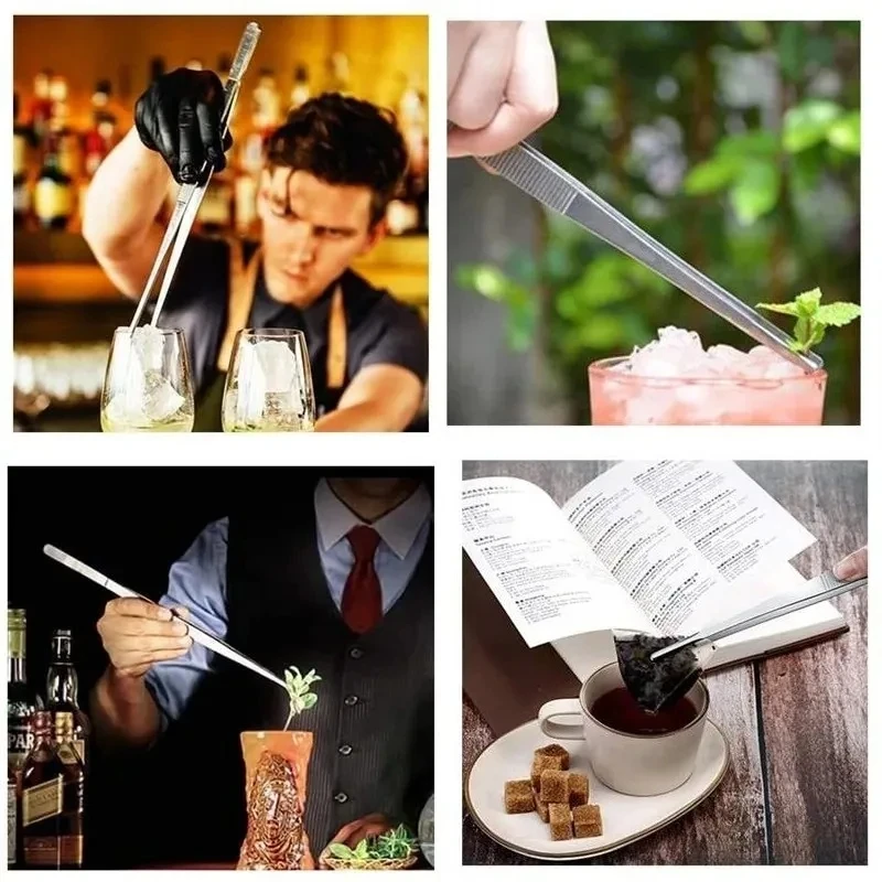 

Stainless Multifuctional Steel Elbow Tweezers Aquarium Clip Long Tongs Medical Tweezers Forceps Pet Feeding Tools Non-slip