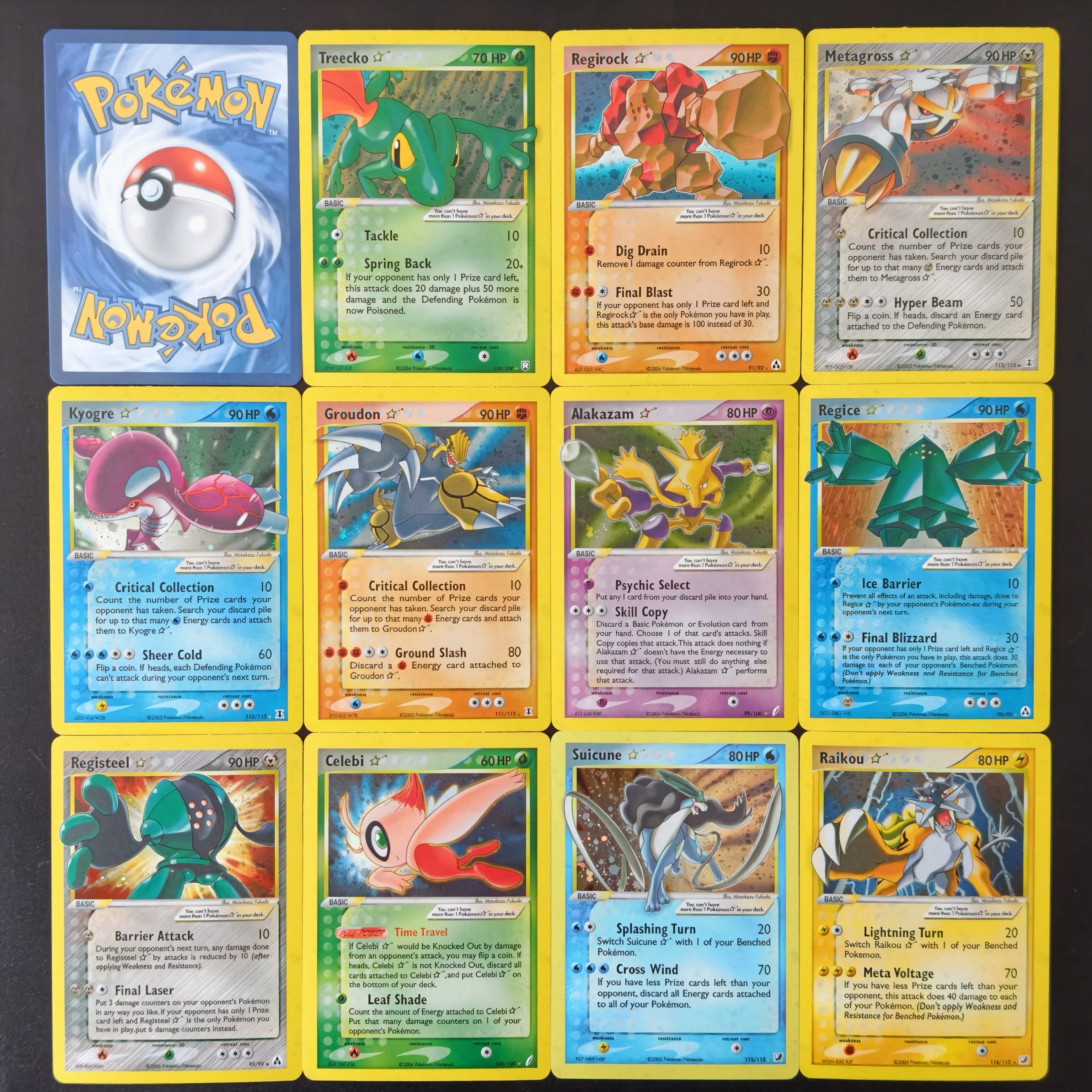 Vintage Pokemon Collectible - Английская/Прокси карта PTCG Винтажная карта Покемонов: