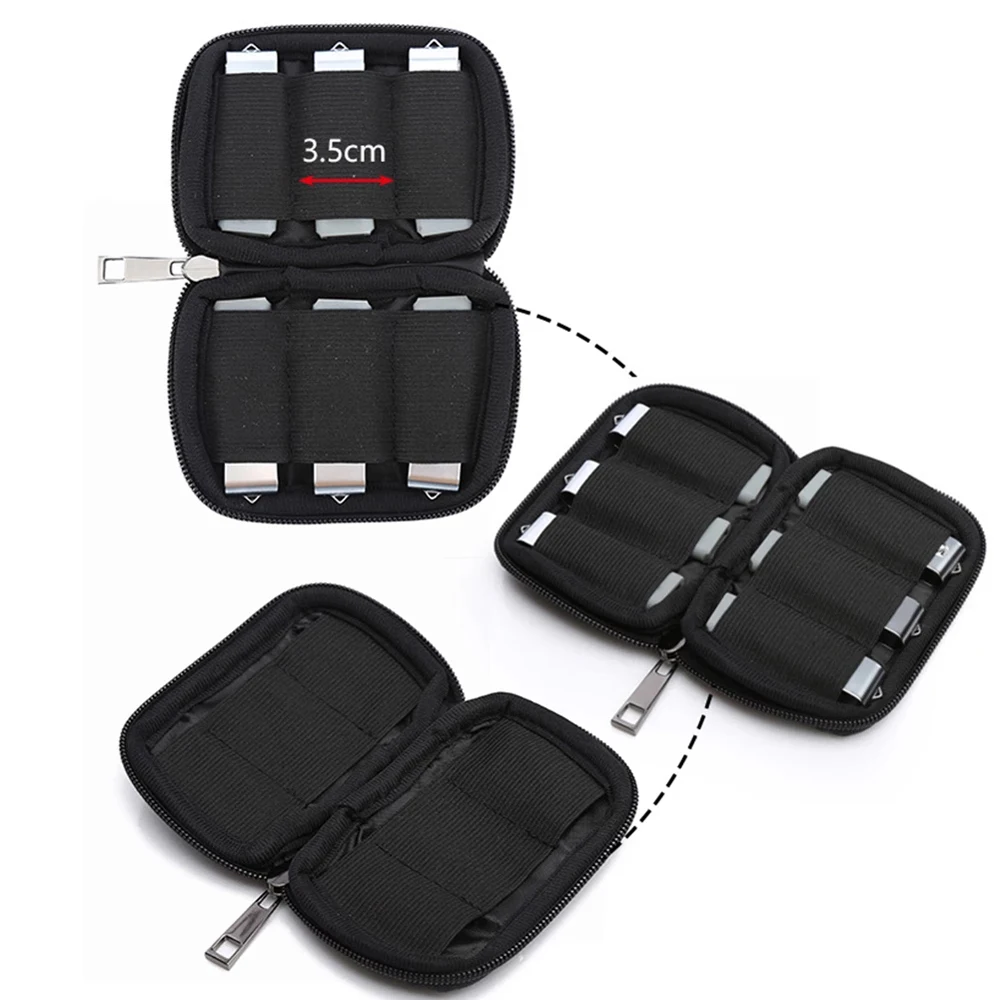 Dustproof U Disk Holder With Zipper Shockproof U Disk Bag Flash Drives Protective USB Flash Drives Case Flash Drives Organizer